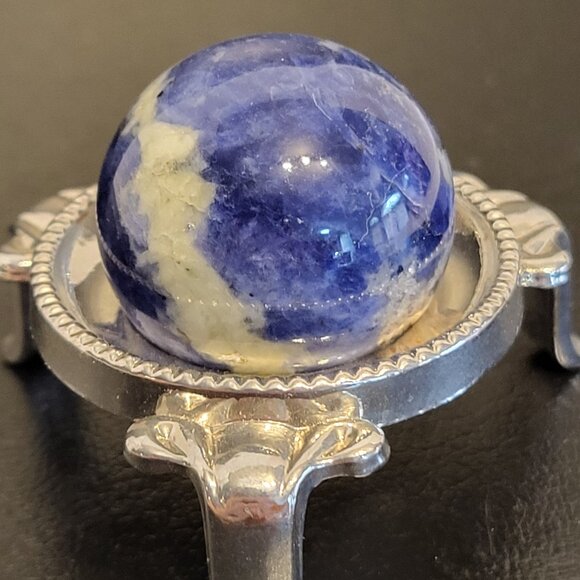 Sodalite Sphere Mineral Crystal - Picture 1 of 5